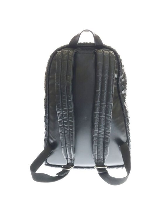 Bottega Veneta Full Intrecciato Small Leather Backpack Black main image 4